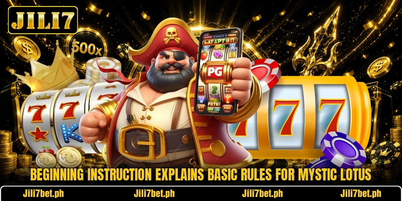 Beginning instruction explains basic rules for Mystic Lotus Beginning instruction explains basic rules for Mystic Lotus