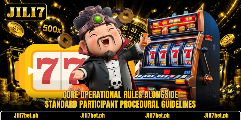 Core operational rules alongside standard participant procedural guidelines Core operational rules alongside standard participant procedural guidelines