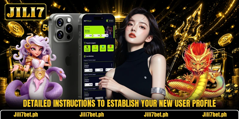 Detailed instructions to establish your new user profile Detailed instructions to establish your new user profile