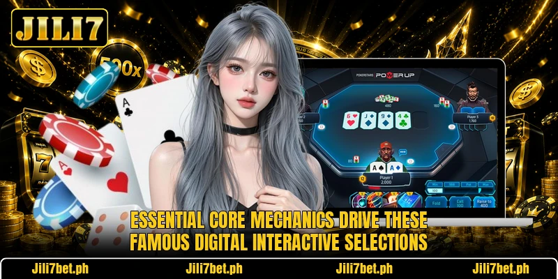 Essential core mechanics drive these famous digital interactive selections Essential core mechanics drive these famous digital interactive selections