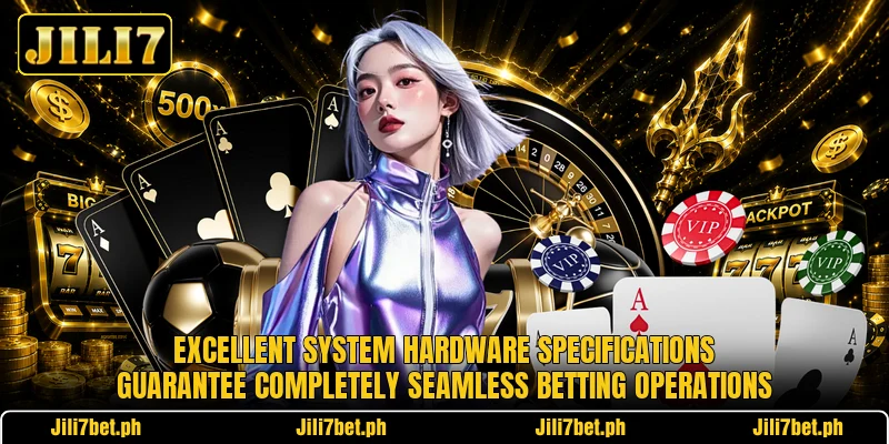 Excellent system hardware specifications guarantee completely seamless betting operations Excellent system hardware specifications guarantee completely seamless betting operations