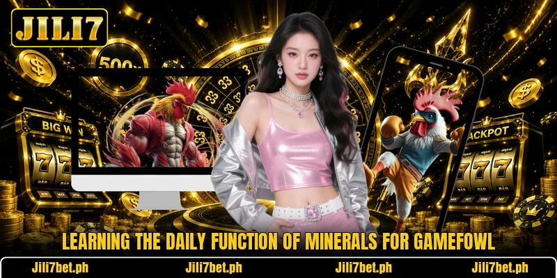 Learning the daily function of minerals for gamefowl Learning the daily function of minerals for gamefowl