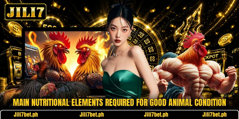 Main nutritional elements required for good animal condition Main nutritional elements required for good animal condition