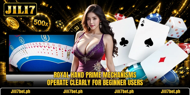 Royal Hand Prime mechanisms operate clearly for beginner users Royal Hand Prime mechanisms operate clearly for beginner users