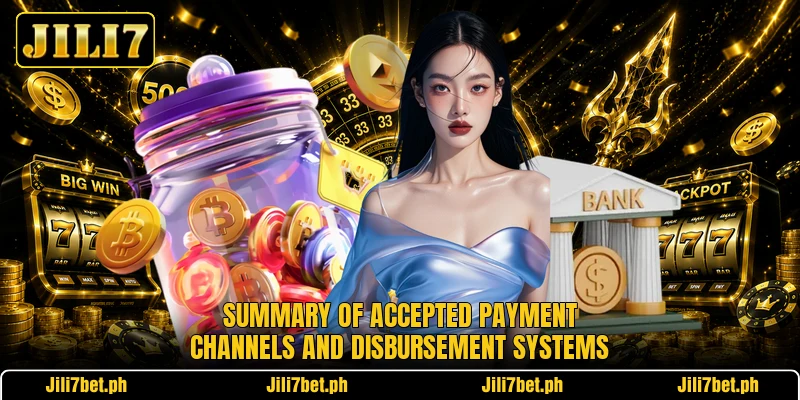 Summary of accepted payment channels and disbursement systems Summary of accepted payment channels and disbursement systems