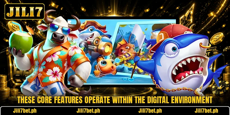 These core features operate within the digital environment These core features operate within the digital environment