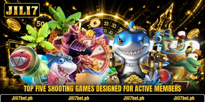 Top five shooting games designed for active members Top five shooting games designed for active members
